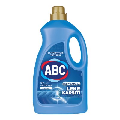 ABC SIVI DETERJAN TÜM GİYSİLER 3 LT 50 YIKAMA LEKE KARŞITI