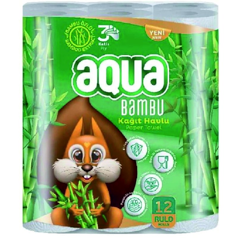 Aqua Havlu Kağıt 12li
