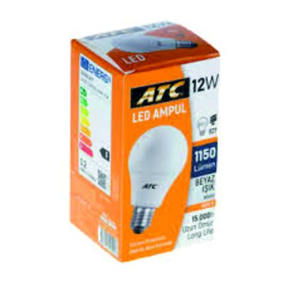 ATC 12 W LED BEYAZ AMPÜL IŞIK PK:10