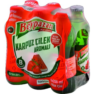 Beypazarı Meyvalı Soda Karpuz Çilek 20CC*6AD