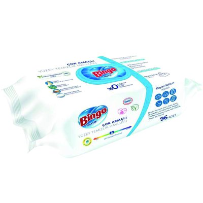 BİNGO YÜZEY TEMİZLİK HAVLUSU 96'LI  LAVANTA