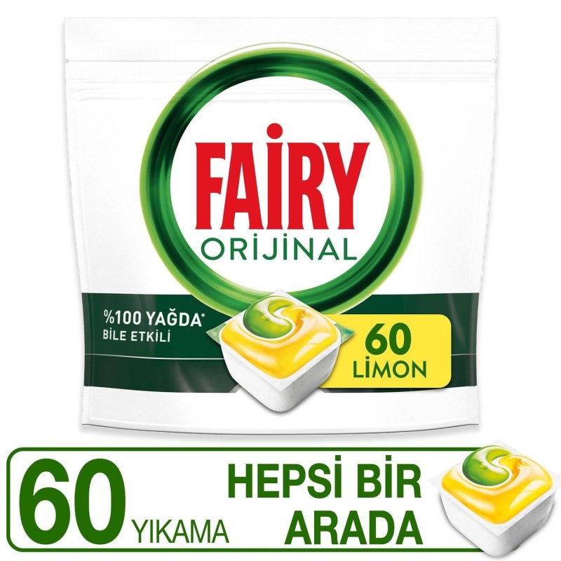 BULAŞIK MAK. KAPSÜLÜ 60'LI H1A FAIRY