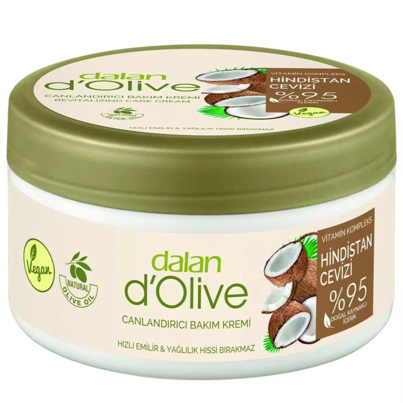 Dalan Organik Yağlı Krem 250 ml Hindistan Cevizi