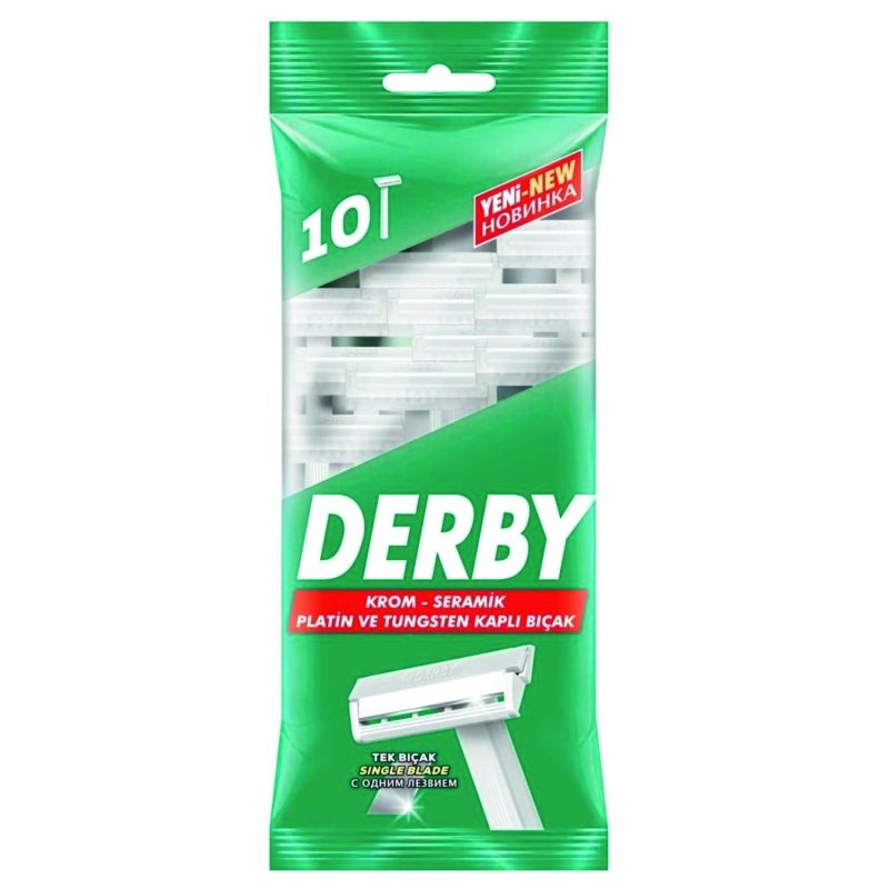 DERBY TEK BIÇAK 10LU POŞET JİLET