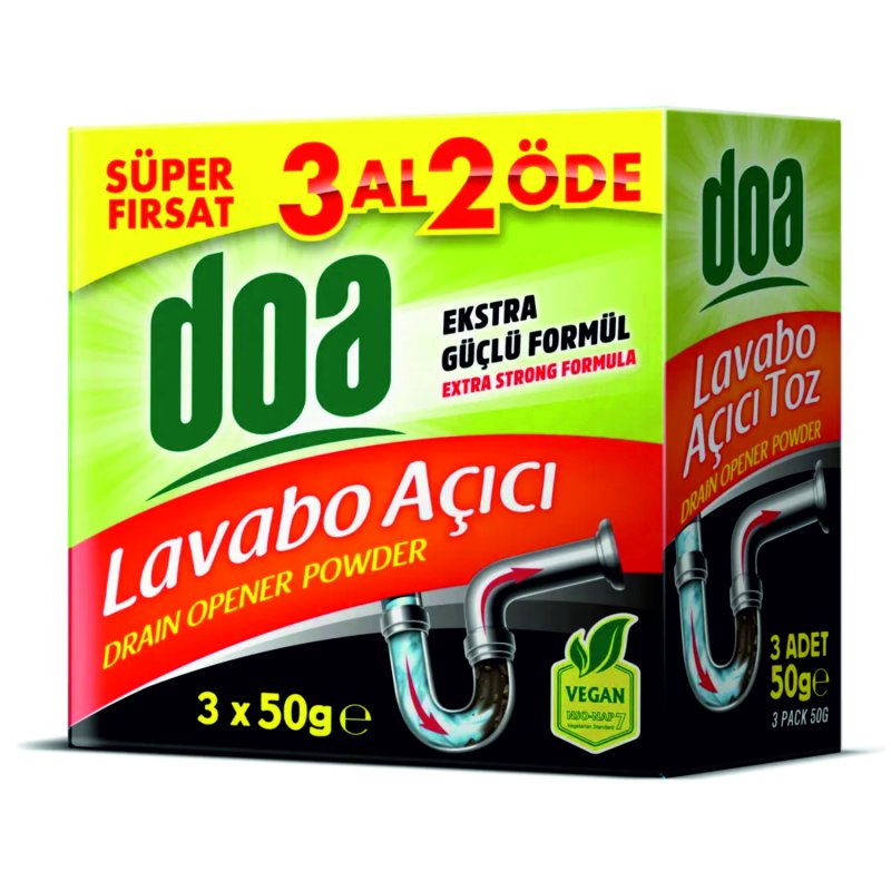 Doa Lavabo Açıcı Toz 50GR 3LU