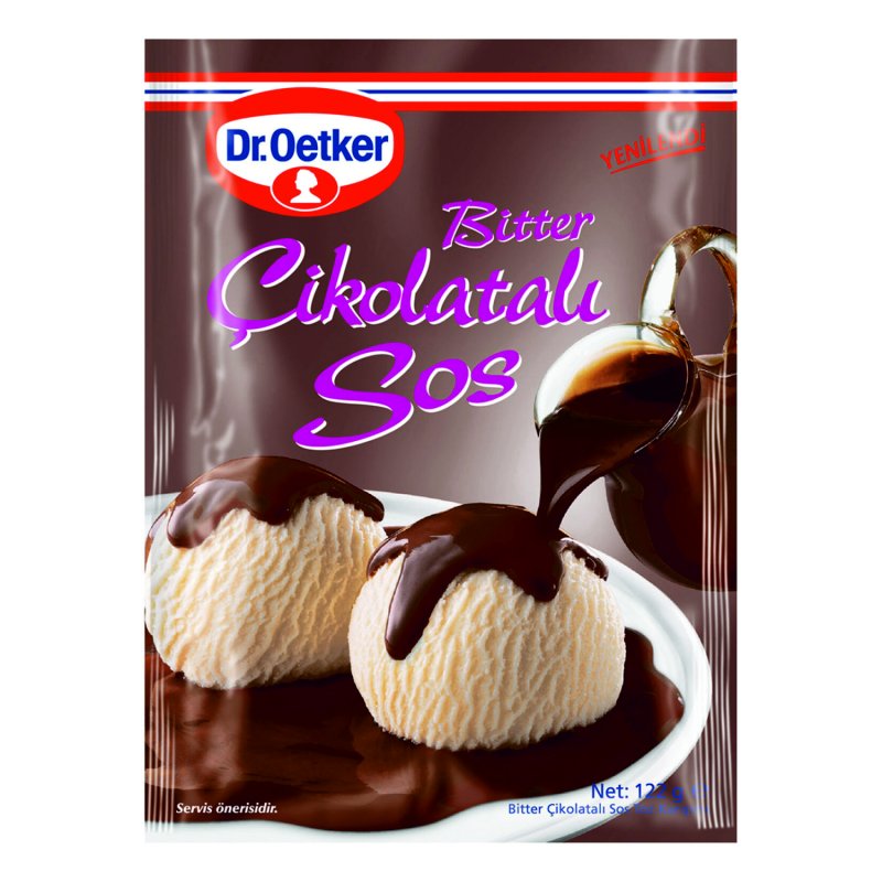 Dr. Oetker Bitter Çikolatalı Sos 122gr