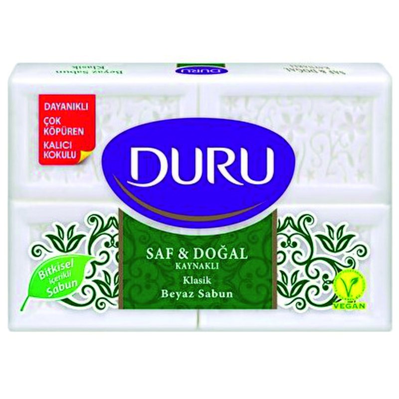 Duru Saf & Doğal Klasik Beyaz Kalıp Sabun 600 gr