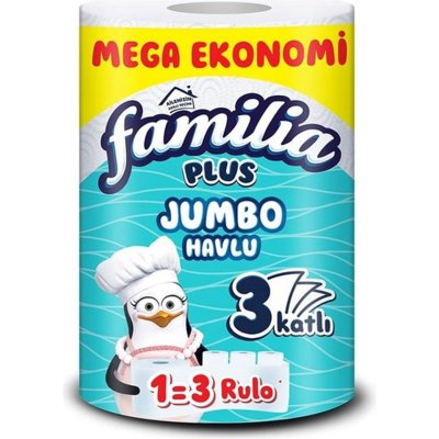 Familia Plus Jumbo Kağıt Havlu Rulo 1=3 3katlı