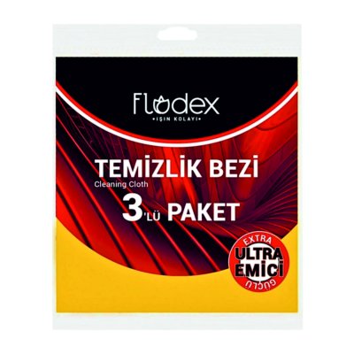 Flodex Temizlik Bezi Sarı 3lü
