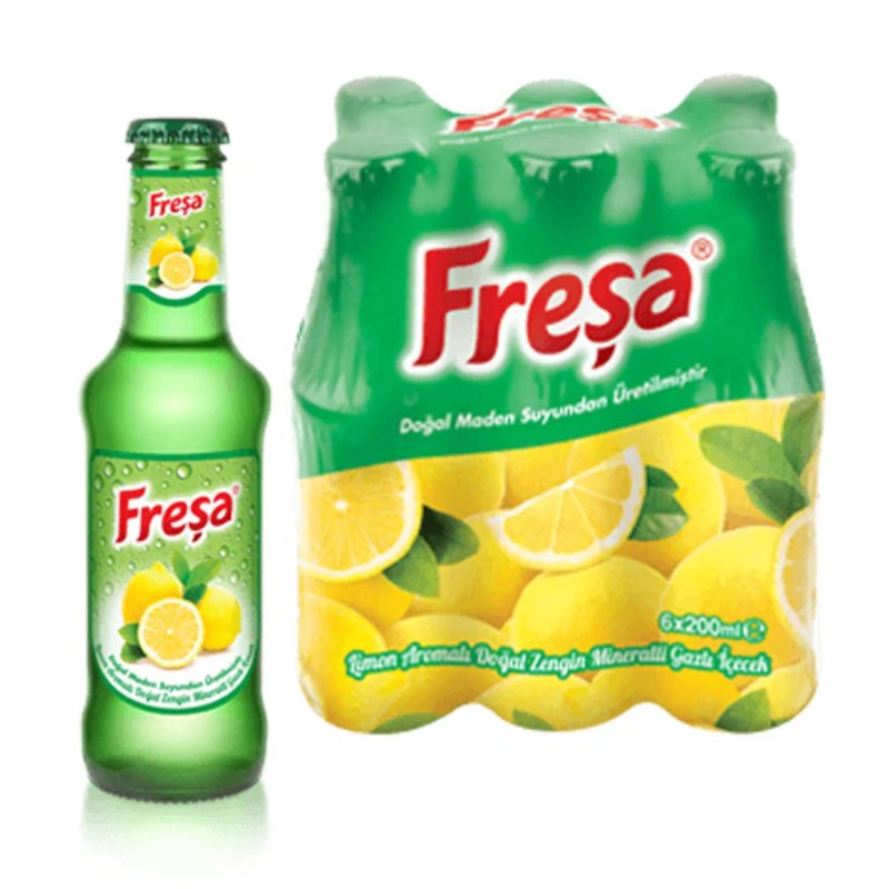 Freşa Limonlu Soda Maden Suyu 6 Lı