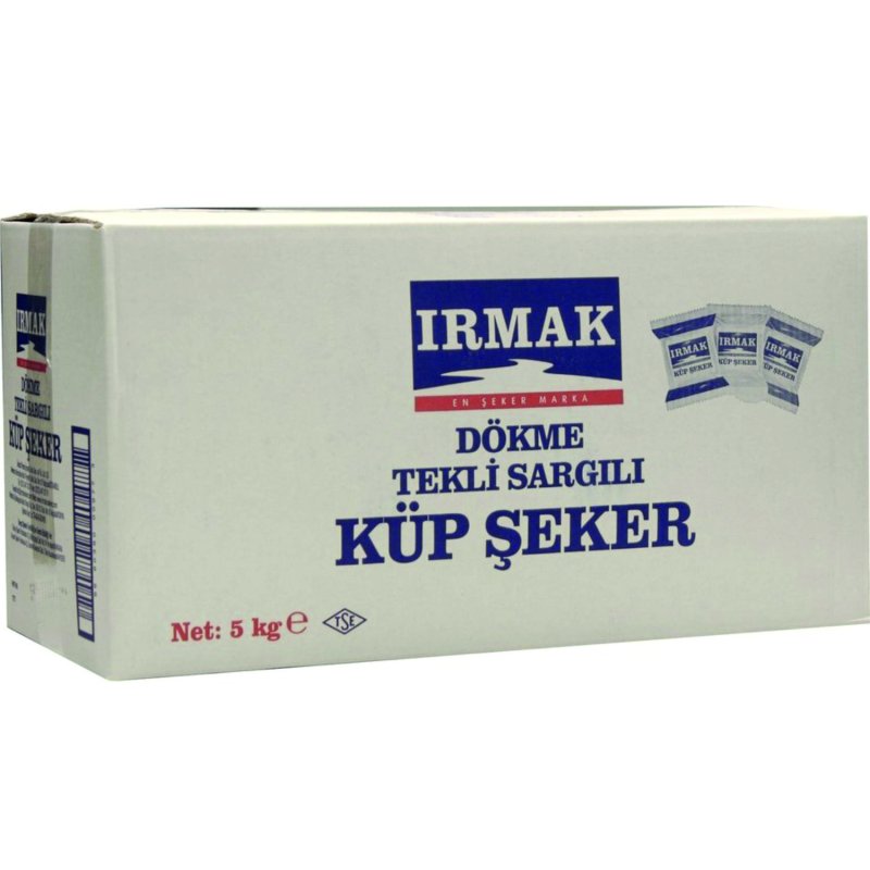 IRMAK KÜP ŞEKER TEK SARGILI 500GR
