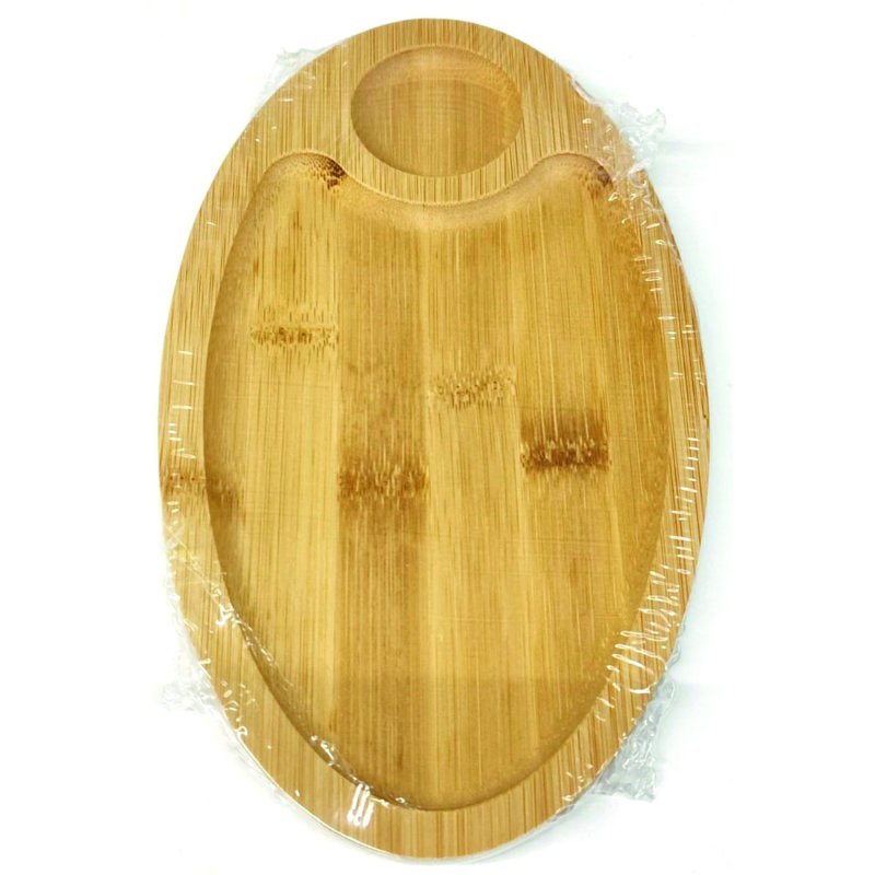 KAHVE SUNUM TAHTASI OVAL 25*14 ALK1617-1067