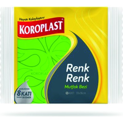 KOROPLAST MUTFAK BEZİ 5'LI RENK RENK
