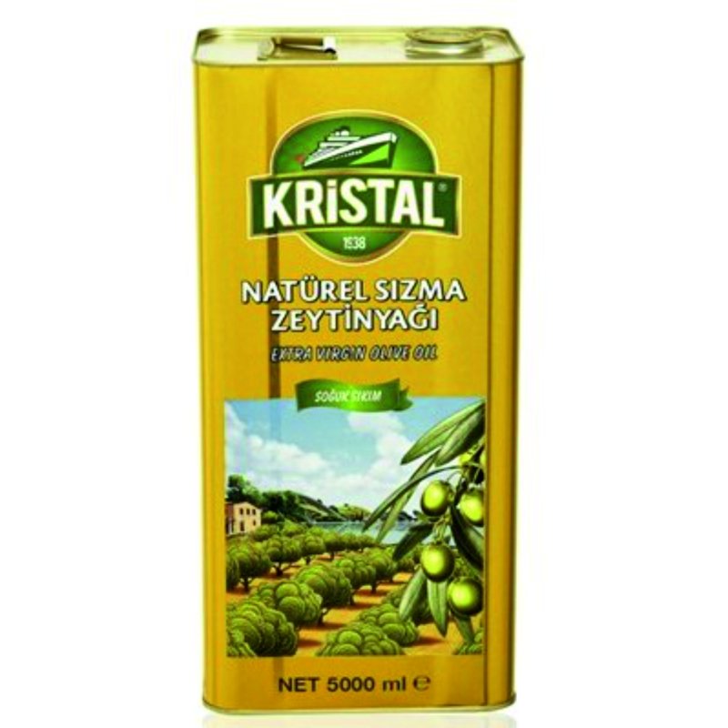 KRİSTAL SIZMA ZEYTİNYAĞI DOLGUN 5LT