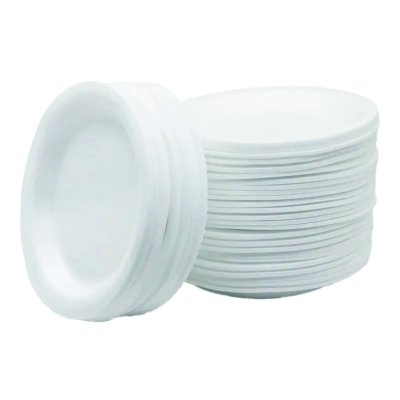 Köpük Tabak 20cm Yuvarlak 100LÜ