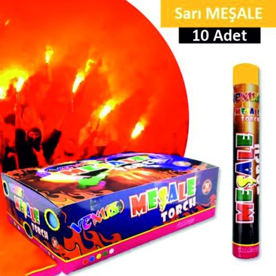 MEŞALE SARI RENK MİN:10AD
