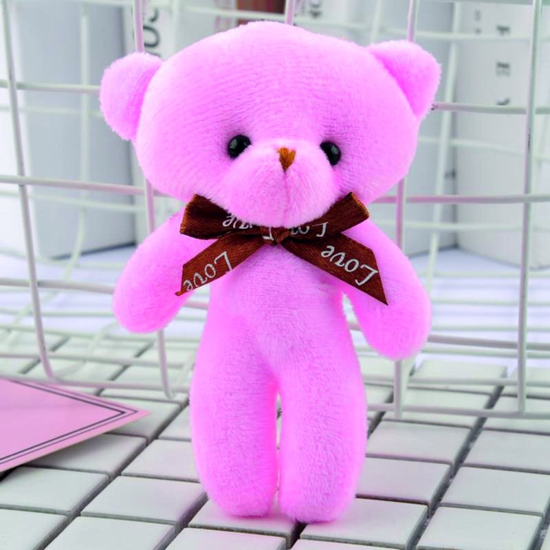 PELUŞ AYICIK ANAHTARLIK PEMBE PK:12 Lİ