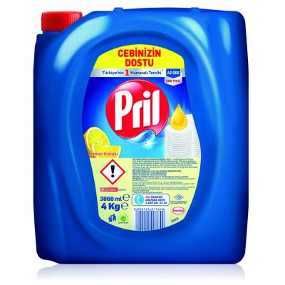 PRİL BULAŞIK DETERJANI LİMON 4LT