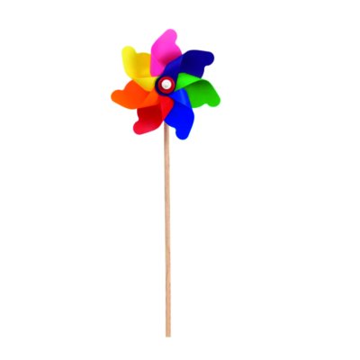 Rüzgar Gülü 16cm Lüks Ahşap Saplı