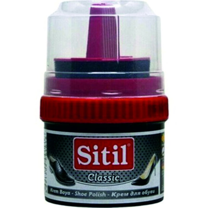 SİTİL AYAKKABI BOYASI SİYAH 60 GR 