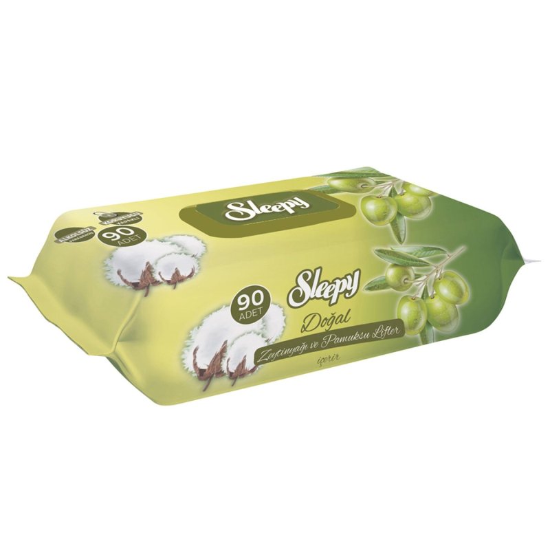 Sleepy Zeytinyağlı Islak Havlu Mendil 90LI