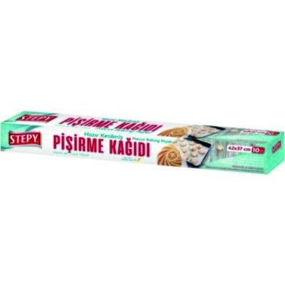 Stepy Pişirme Kağıdı Hazır Kesilmiş 10Lu