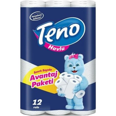 Teno Ultra Kağıt Havlu Çift Katlı 12'li
