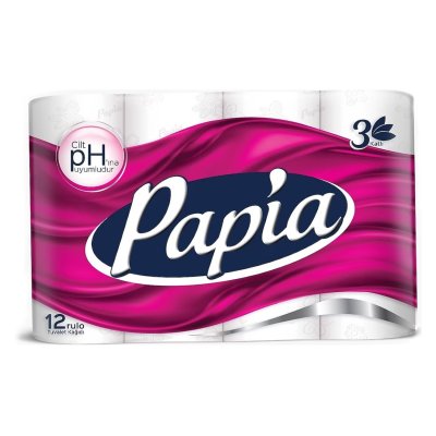 TUVALET KAĞIDI 3 KAT 12'Lİ EGZOTİK PAPİA