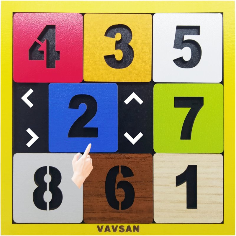 Vavsan Karıştır Kaydır Sırala Puzzle Oyuncak