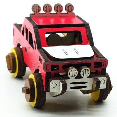 Vavsan Mini Pickup Ahşap Oyuncak Araba