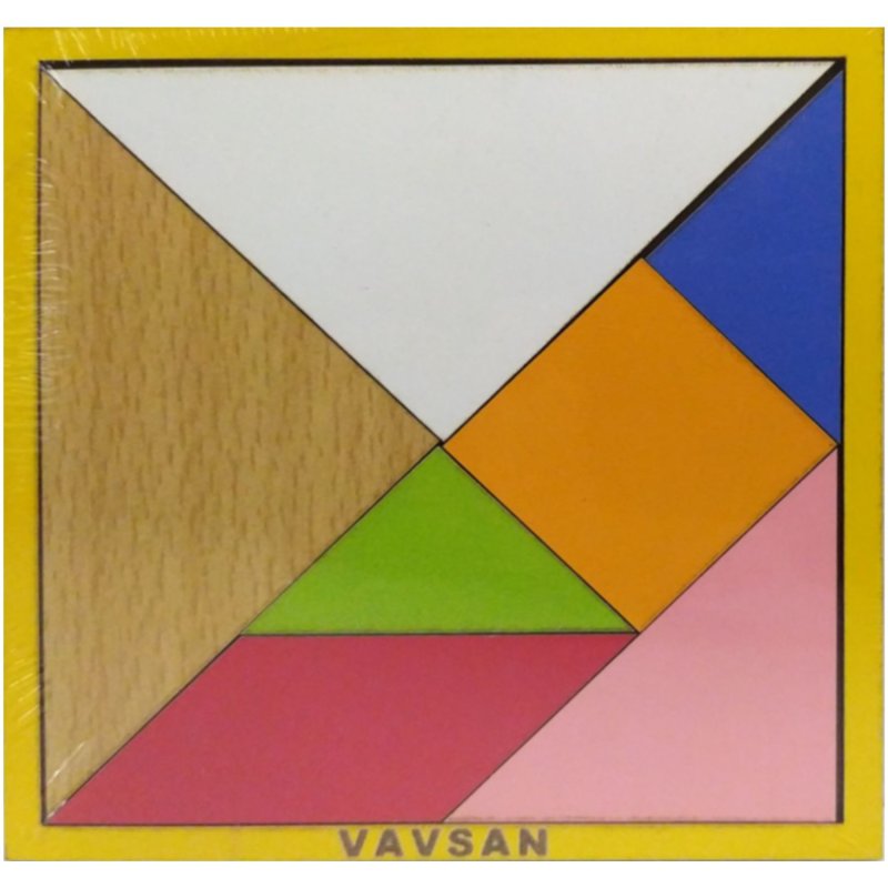 Vavsan Tangram 12x12cm Puzzle Oyuncak