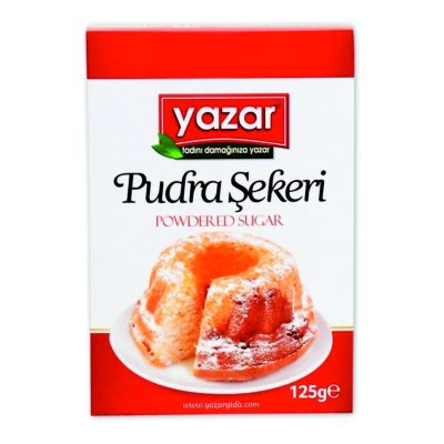 YAZAR PUDRA ŞEKERİ 125 GR