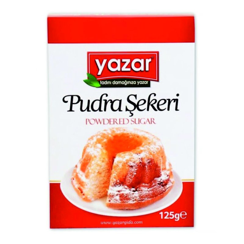 YAZAR PUDRA ŞEKERİ 125 GR